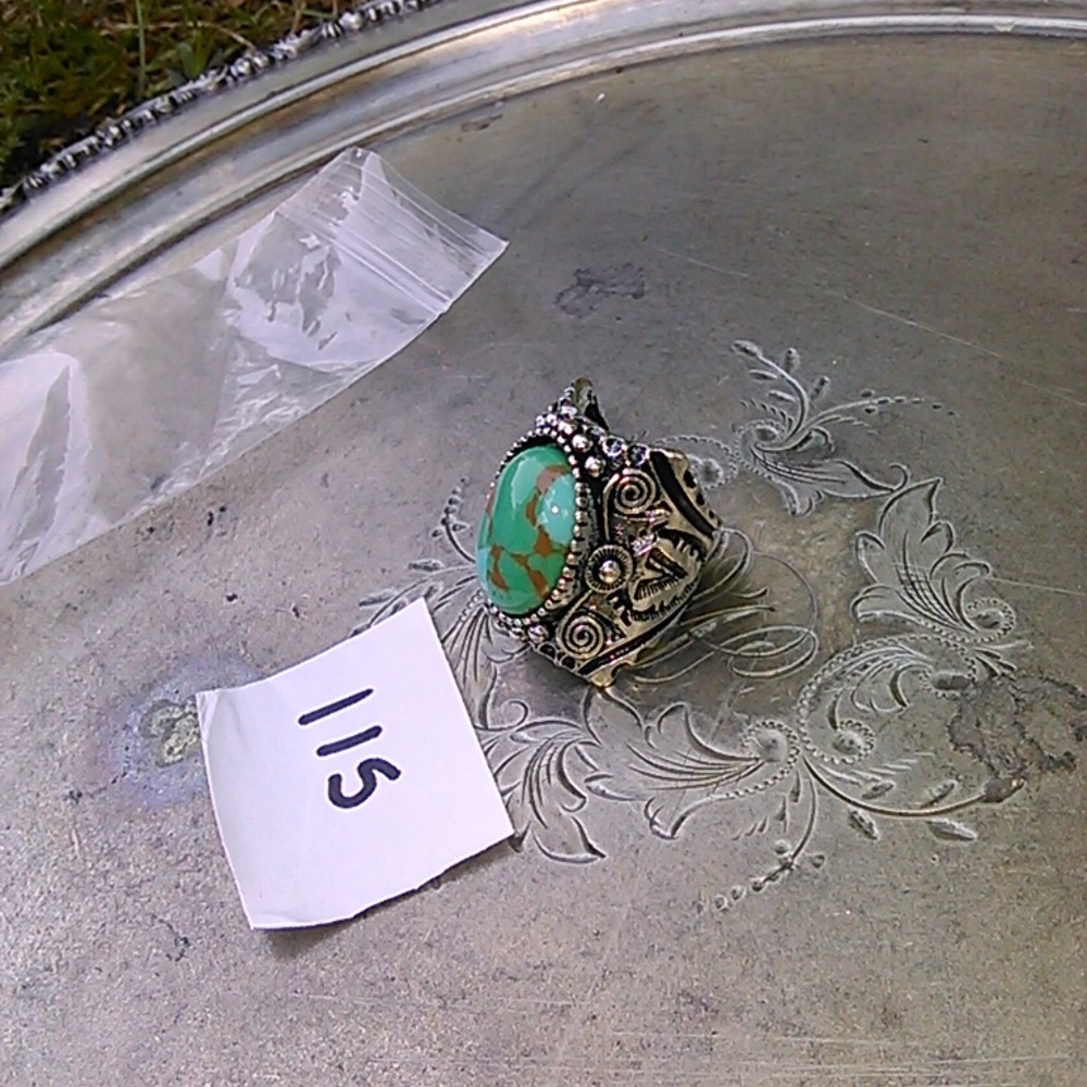 green and brown ring - Picture 5 of 8